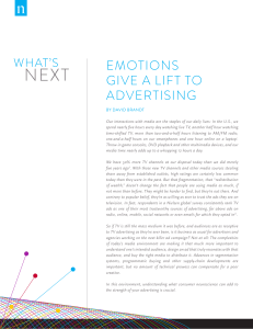 emotions give a lift to advertising