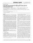 Can sugars be produced from fatty acids? A test