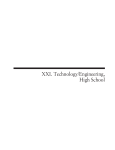 XXI. Technology/Engineering, High School