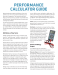 performance calculator guide