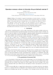 Quantum resonance scheme to determine the gravitational constant G