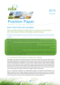 Position Paper - European Dairy Association
