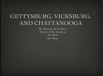 Gettysburg, Vicksburg, and Chattanooga