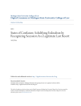 States of Confusion: Solidifying Federalism by Recognizing