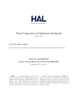 Exact Comparison of Quadratic Irrationals