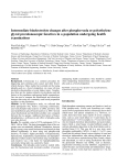 Intermediate bioelectrolyte changes after phospho