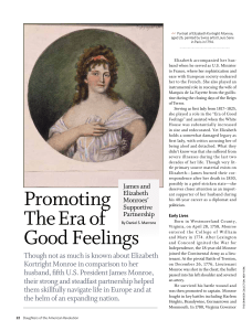 Promoting The Era of Good Feelings