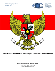 Pancasila: Roadblock or Pathway to Economic Development?