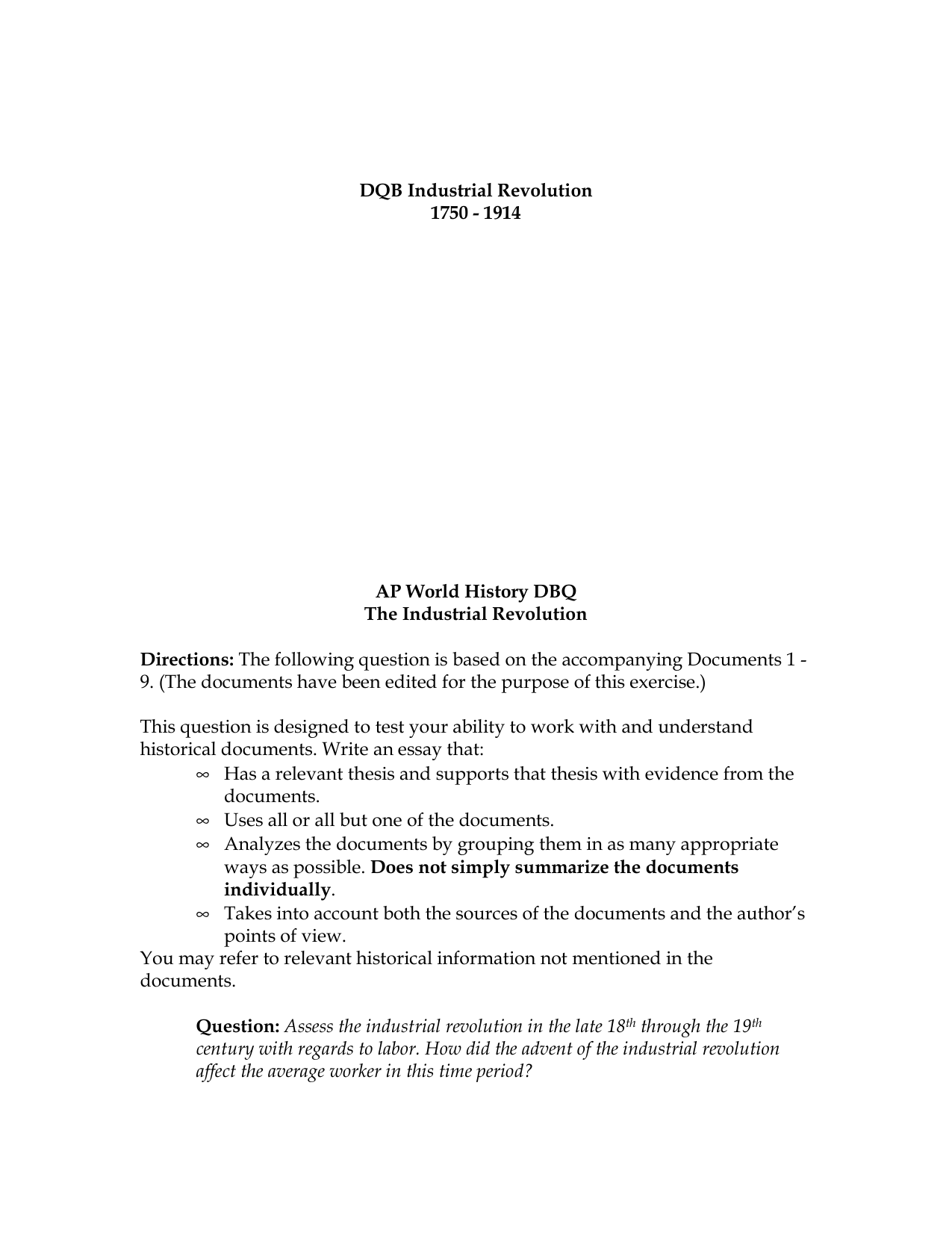 It revolution essay