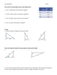 Sec II NOTES 8.3 Unit 3 How to find a missing angle measure using