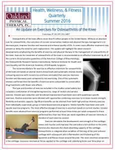 Summer 2016 - Oakland Physical Therapy