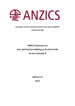 ANZICS Statement on Care and Decision