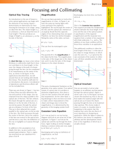 Advanced optics tutorials