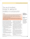 The use of emollient therapy for ageing skin