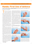 Hands: First line of defence