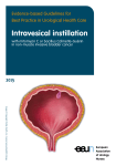 Intravesical instillation - EAUN
