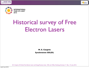 Historical Survey of FELs