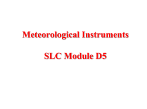 Meteorological Instruments