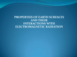 PROPERTIES OF EARTH SURFACES AND THEIR INTERACTIONS