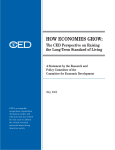 CED Economic Growth L3 M1 - Committee for Economic Development