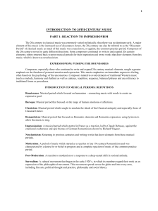 Introduction Part 1: Reaction to Impressionism