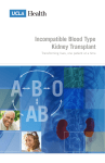 Incompatible Blood Type Kidney Transplant