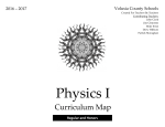 Physics I - Volusia County Schools