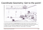 Coordinate Geometry: Get to the point!