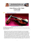 Early History of the Violin (1520-1650)
