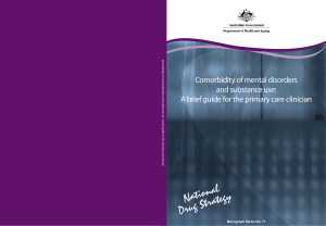 Comorbidity of mental disorders and substance use