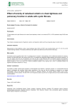 Effect of tonicity of nebulised colistin on chest tightness and