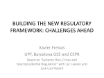 building the new regulatory framework: challenges ahead