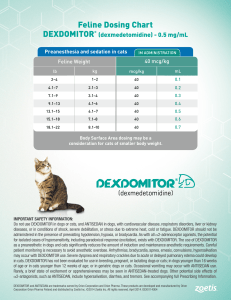 Feline Dosing Chart