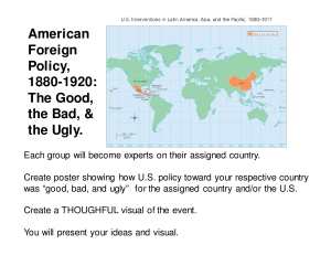 US Imperialism - Humanities for Wisdom