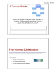 The Normal Distribution