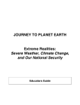 JOURNEY TO PLANET EARTH Extreme Realities: Severe Weather