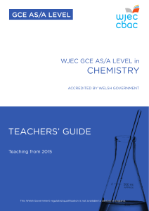 GCE Chemistry Teachers` Guide