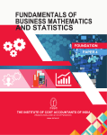 paper 4: fundamentals of business mathematics and statistics