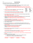 Ecology Review Sheet