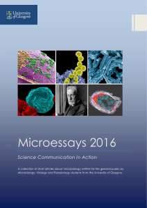Microessays 2016 - The British Society For Parasitology