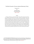 The Risk Channel of Unconventional Monetary Policy