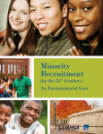 Minority Recruitment for the 21st Century: An