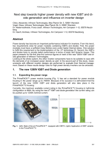 Next step towards higher power density with new IGBT and di