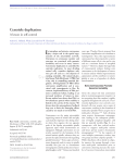 Centriole duplication - Cellular and Molecular Medicine