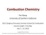 Combustion Chemistry