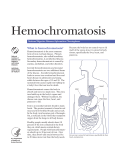 Hemochromatosis - UNC School of Medicine