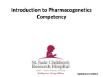 Introduction to Pharmacogenetics Competency