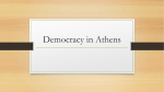 Democracy in Athens