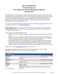 Blue Care Network Custom Drug List Prior Approval and Step