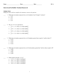 Interval and Set-Builder Notation Homework